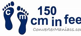 Image result for 150 Cm to Feet