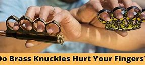 Image result for Brass Knuckles Injury