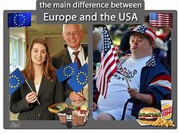 Image result for The Main Difference Between Europe and USA Meme