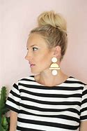 Image result for Geometric Gold Earrings