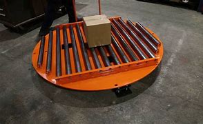 Image result for Gravity Roller Pallet Turntable
