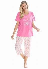 Image result for Plus Size Capri Pajama Sets