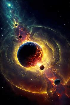 Space Aesthetic Wallpaper in 2023 | Cosmic art, Beautiful dark art, Planet painting