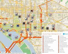 Image result for Printable Map of DC Monuments