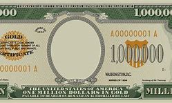 Image result for Million Dollar Bill Template