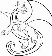 Image result for Salamence Pokemon Coloring Page