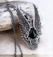 Image result for angels wing necklaces goth