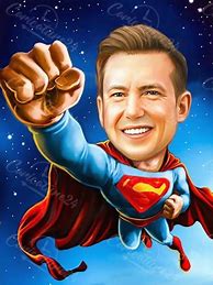 Image result for Superman Caricature