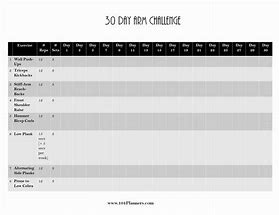 Image result for 30-Day Challenge Record Sheet