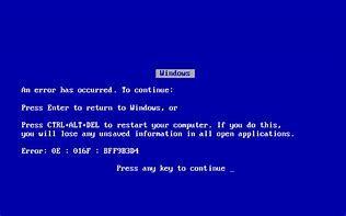 Image result for Classic BSOD