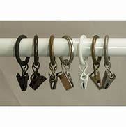 Image result for Bronze Curtain Rings with Clips