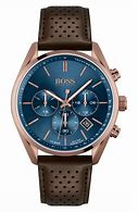 Image result for Hugo Boss Watch Leather Strap