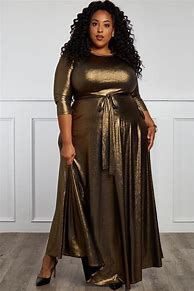 Image result for Shiny Plus Size Dresses