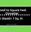 Image result for Linear Meter to Square Meter