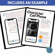 Image result for Character Cell Phone Activity