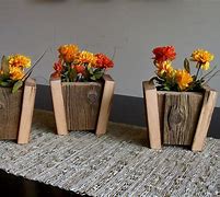 Image result for Wooden Plant Pots