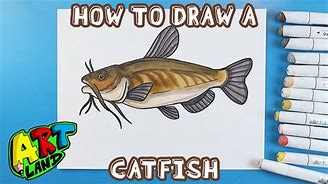 Image result for Fish Hook Drawing Catfish