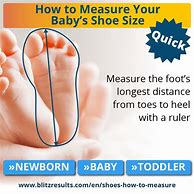Image result for How to Measure Baby Feet