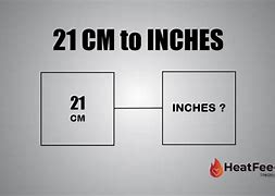 Image result for What Is 21 Cm in Inches