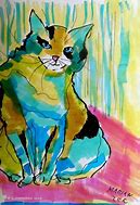 Image result for Abstract Cat Drawings to Color