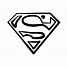 Image result for Superman Cartoon Black and White