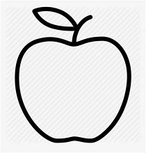 Image result for Apple Clip Art BW