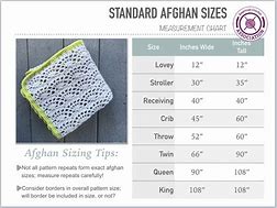 Image result for Afghan Sizes Chart