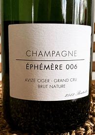 Image result for Frederic Savart Dremont Champagne Ephemere 006 Brut Nature Avize Oger