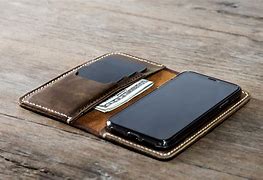 Image result for Genuine Leather Wallet Case iPhone X