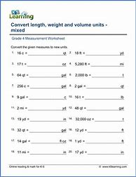 Image result for Measuring Length Worksheets Grade 4
