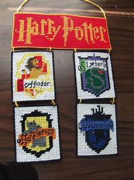 Image result for Plastic Canvas Harry Potter