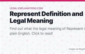 Image result for Represent Meaning