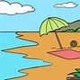 Image result for Easy to Draw Beach