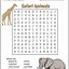 Image result for Word Search Puzzles Animal Shape