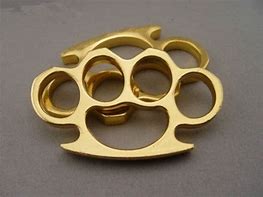 Image result for Gold Knuckle Duster