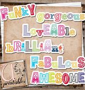 Image result for Free Printable Word Art