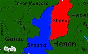 Image result for Shanxi vs Shaanxi