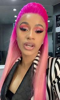 Image result for Cardi B Pink Hair