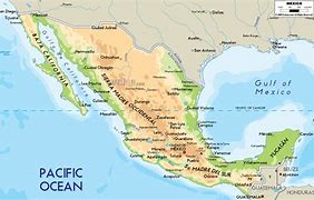 Image result for Mexico Map with Cities