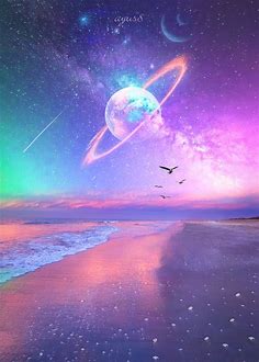 planets beach❤︎ | Pretty wallpapers backgrounds, Iphone wallpaper hd nature, Night sky wallpaper