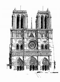 Image result for Notre Dame Sketch