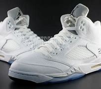 Image result for Jordan 5s White