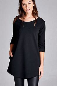 Image result for Black Tunic Dress