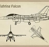 Image result for F-16 Falcon Blueprint