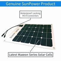 Image result for SunPower 50 Watt Solar Panel