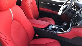 Image result for Red Toyota Camry 2018 XSE V6 Interior