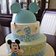 Image result for Baby Mickey 1st Birthday Cake