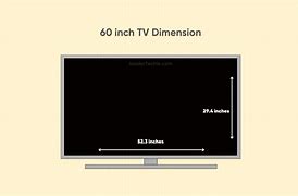 Image result for 60 Inch TV Dimensions Chart