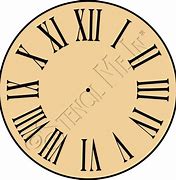 Image result for Roman Numeral Clock Face