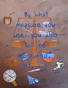 Image result for The Measure You Use Will Be Measured to You